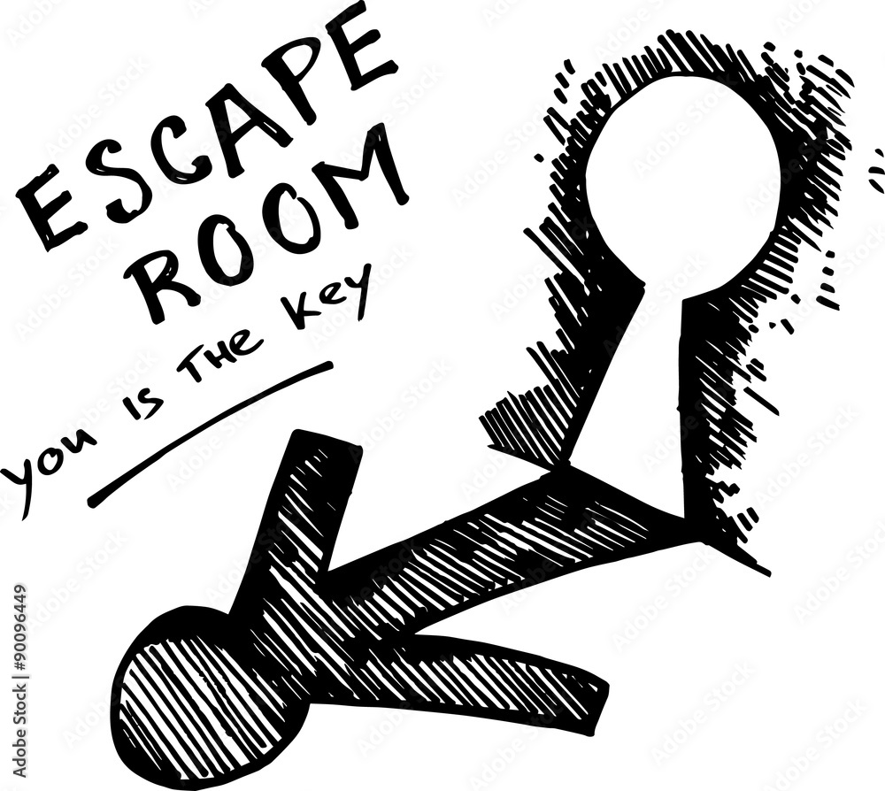 Escape Room you is the key Illustration Stock Adobe Stock Escape Room you is the key Illustration Stock Adobe Stock