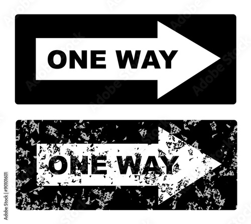 One Way Sign