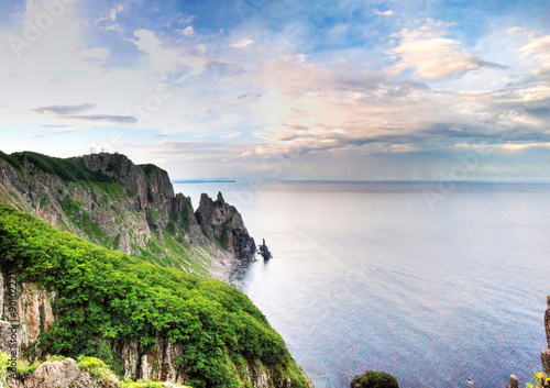 Pacific ocean landscape - wild seascape