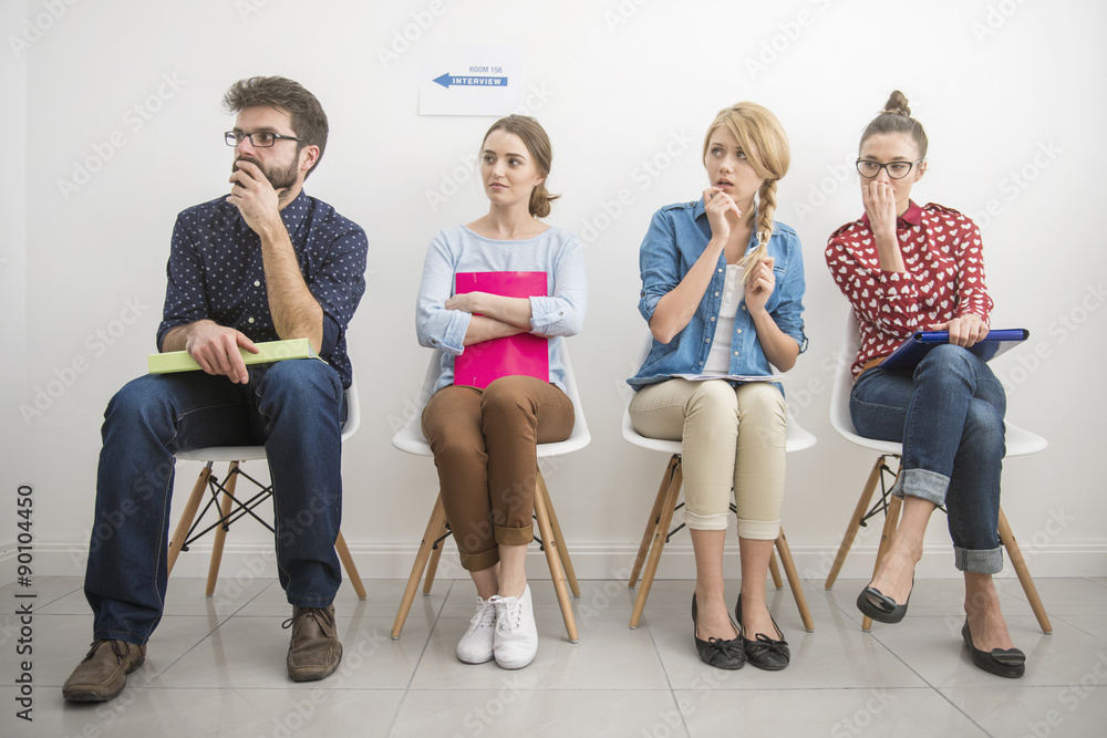 Job interview makes them feel scared Job interview makes them feel scared