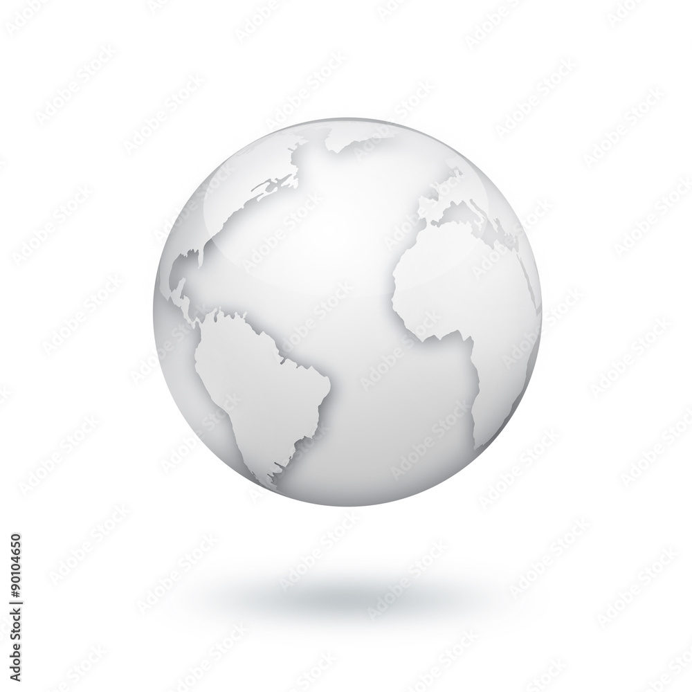 Fototapeta premium white world