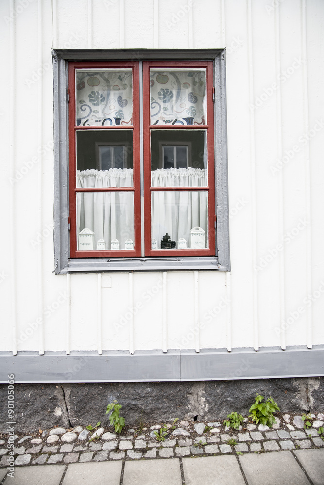 Schweden Fenster Stock-Foto | Adobe Stock