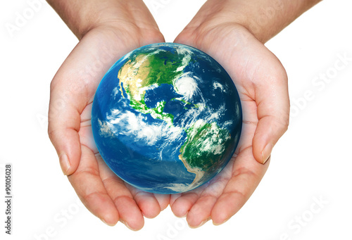 earth in hands