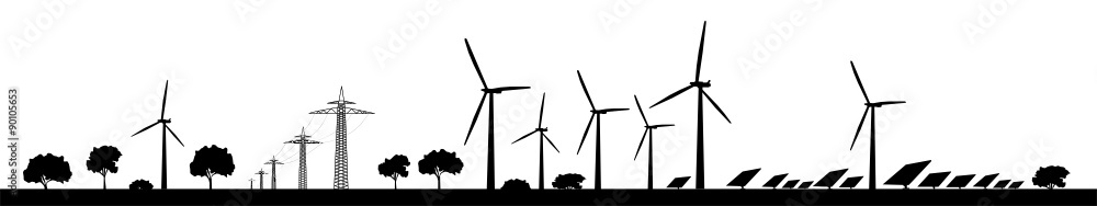 Landschaft Erneuerbare Energien