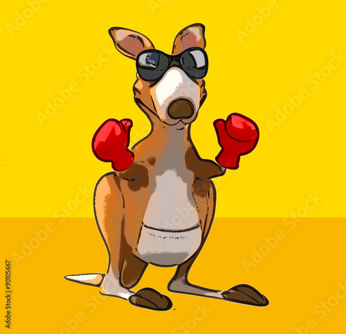 Fun kangaroo