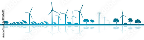 Landschaft Erneuerbare Energien