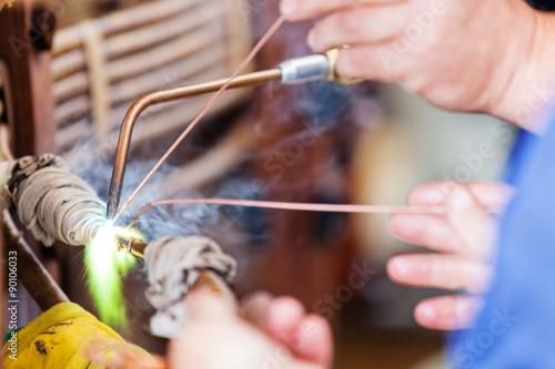 repairing high voltage transformer