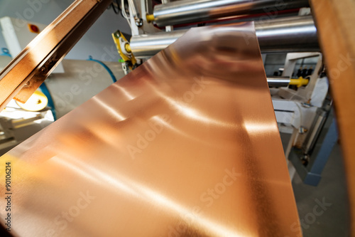 Foto copper foil bending machine