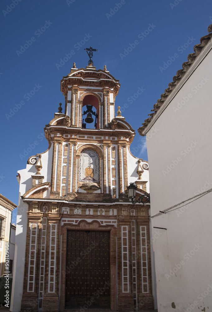 Portada del convento de Santa Clara de Carmona, Sevilla