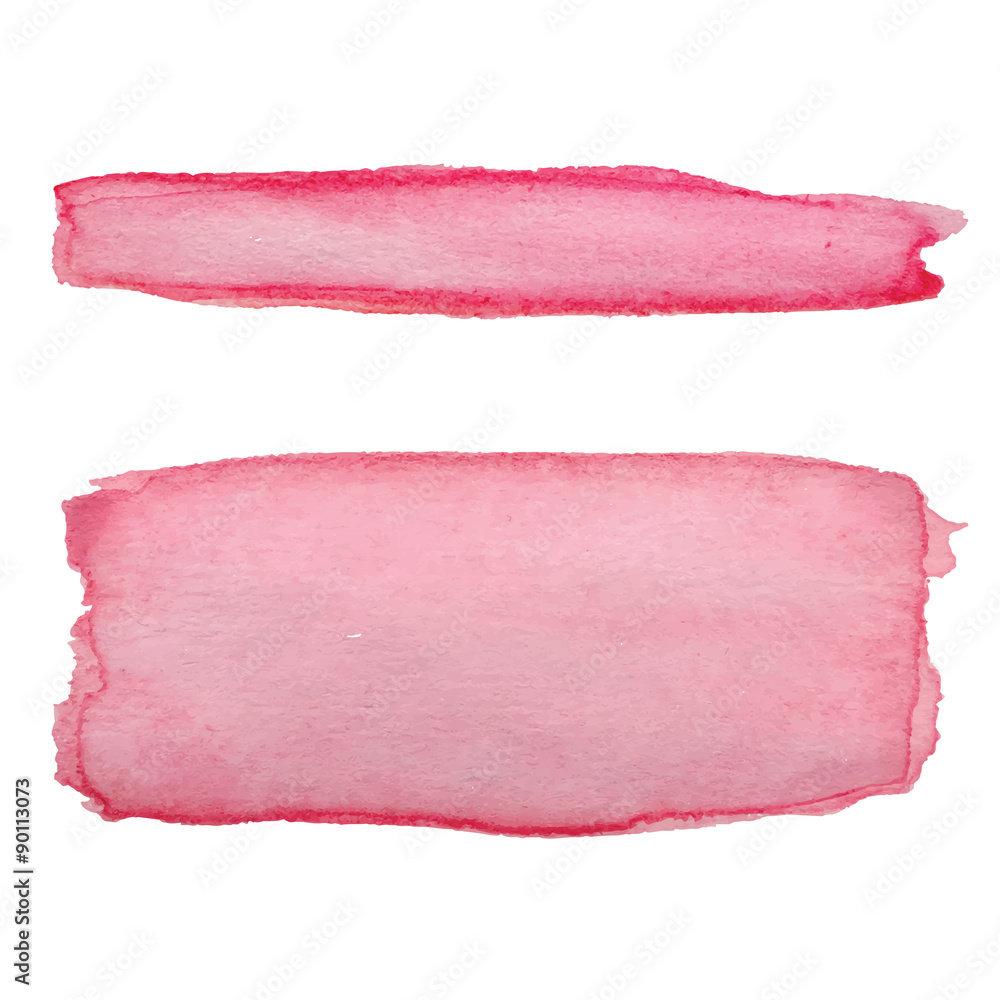 Pink watercolor hand drawn background