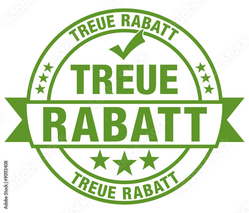 Treue Rabatt Stempel