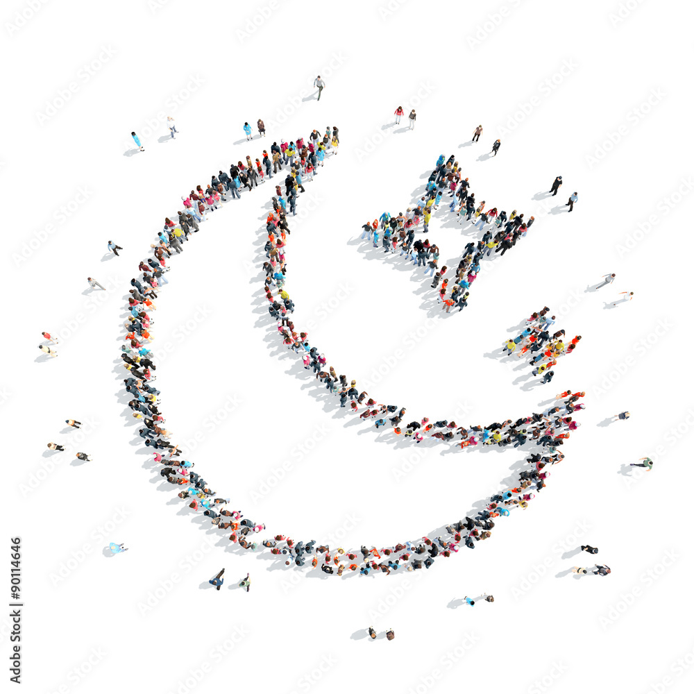 people shape moon cartoon people shape moon cartoon