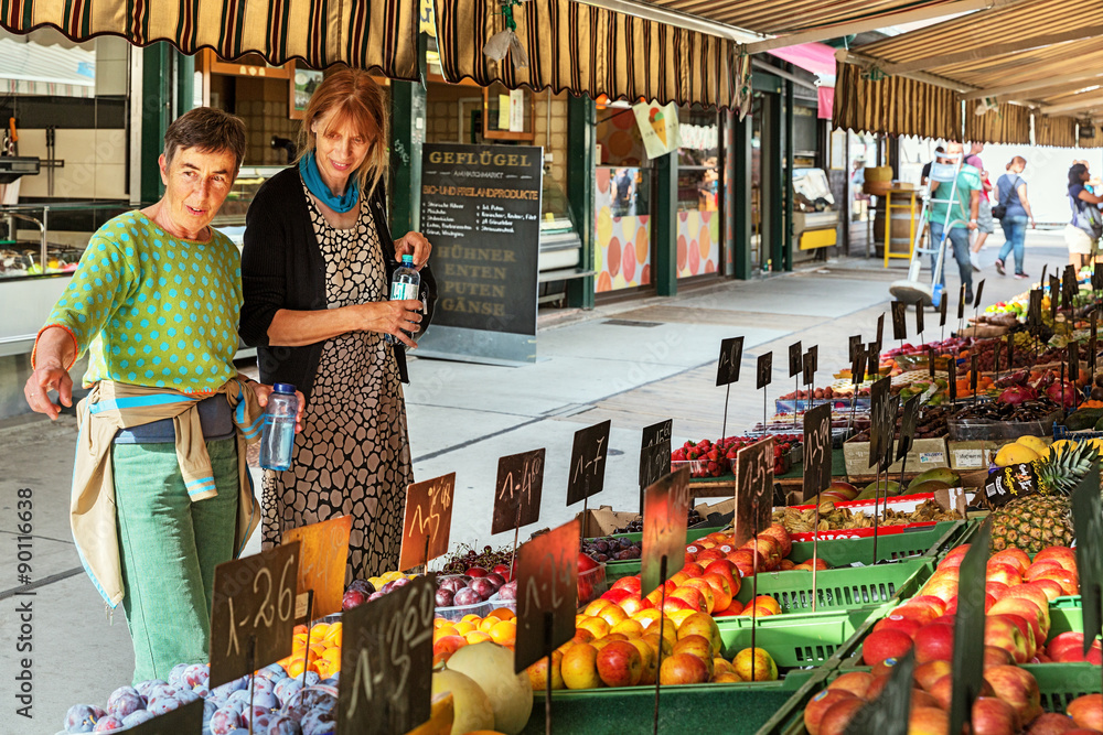 Fototapeta premium Vienna, Naschmarkt