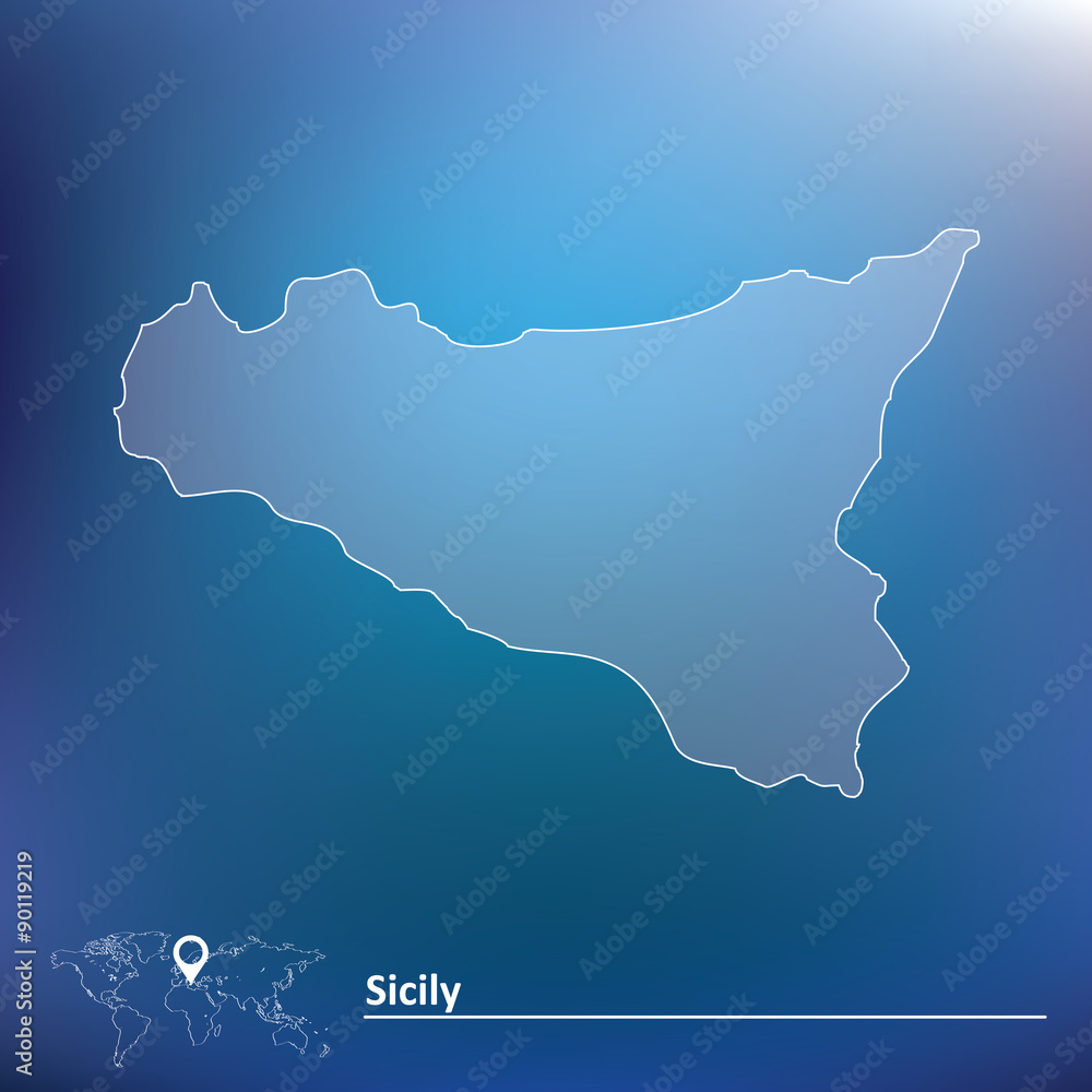Map of Sicily Map of Sicily