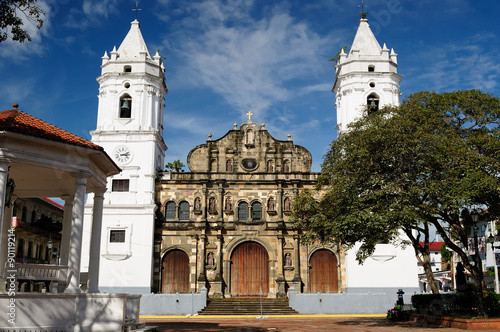 Panama, View on the colonial Panama city