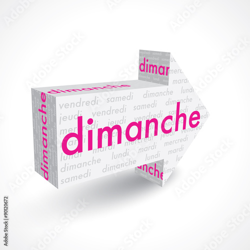 Flèche 3D - dimanche