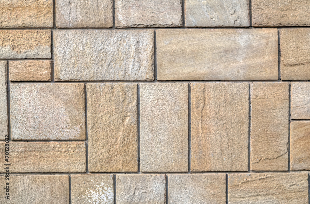 Naklejka premium Stone wall background