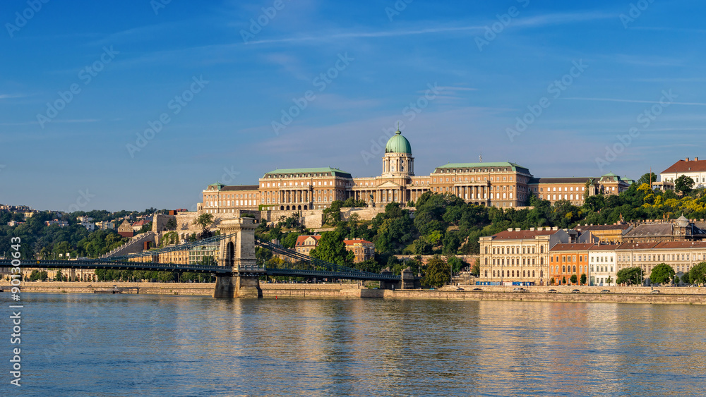 Buda castle and city skyline - Hungary
