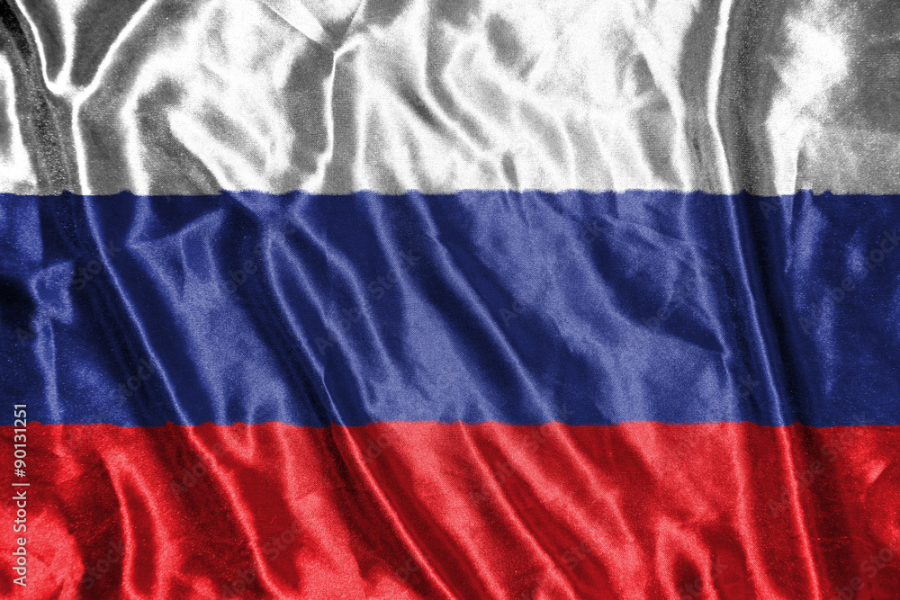 Naklejka premium russia flag
