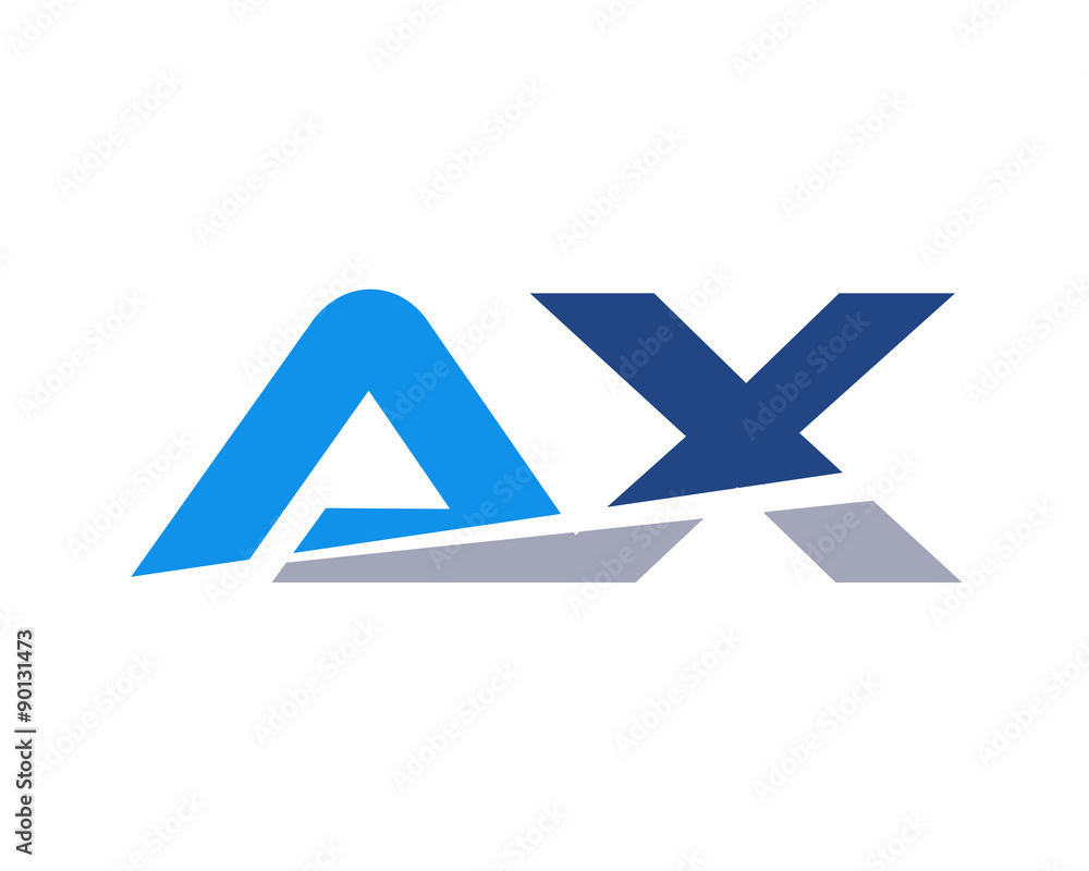 AX Letter Logo Modern AX Letter Logo Modern