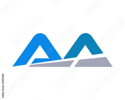 AA Letter Logo modern