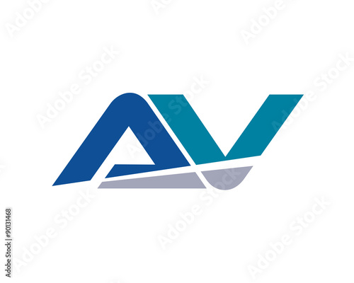 AV Letter Logo Modern