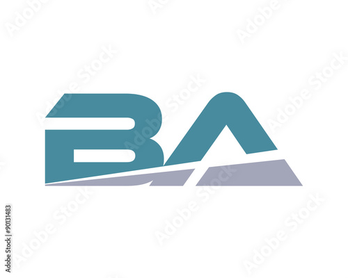 BA Letter Logo Modern