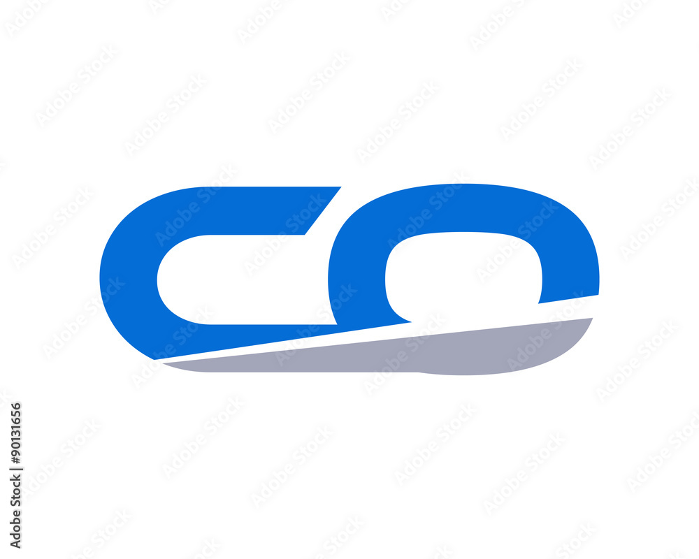 CO Letter Logo Modern CO Letter Logo Modern