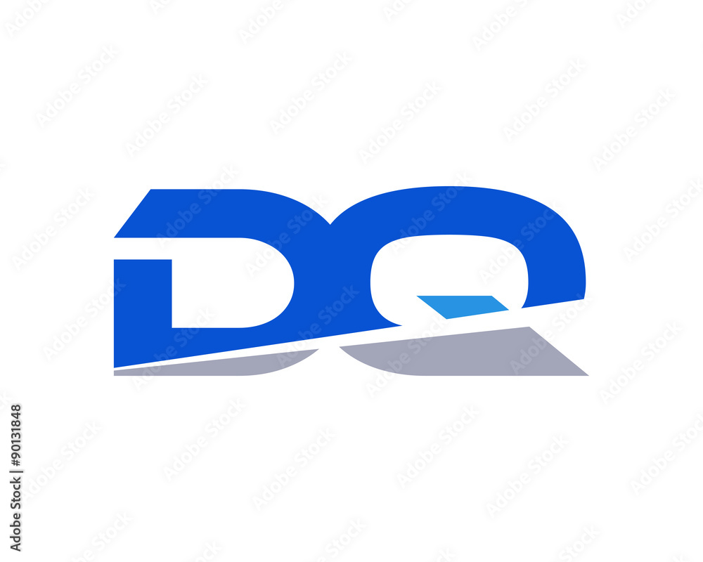 Fototapeta premium DQ Letter Logo Modern
