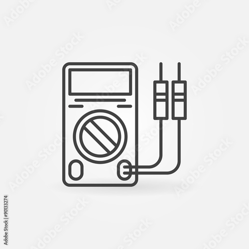 Multimeter icon or logo