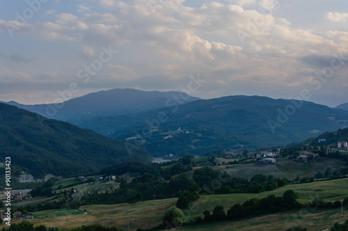 Italian mountains landscape
