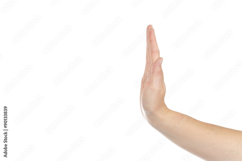 geste stop de la main geste stop de la main