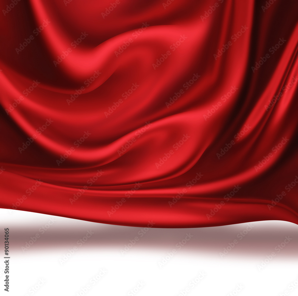 Obraz premium red Silk