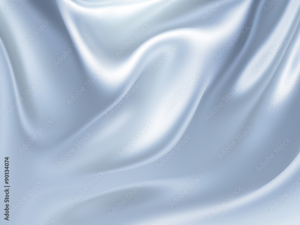 Naklejka premium white satin