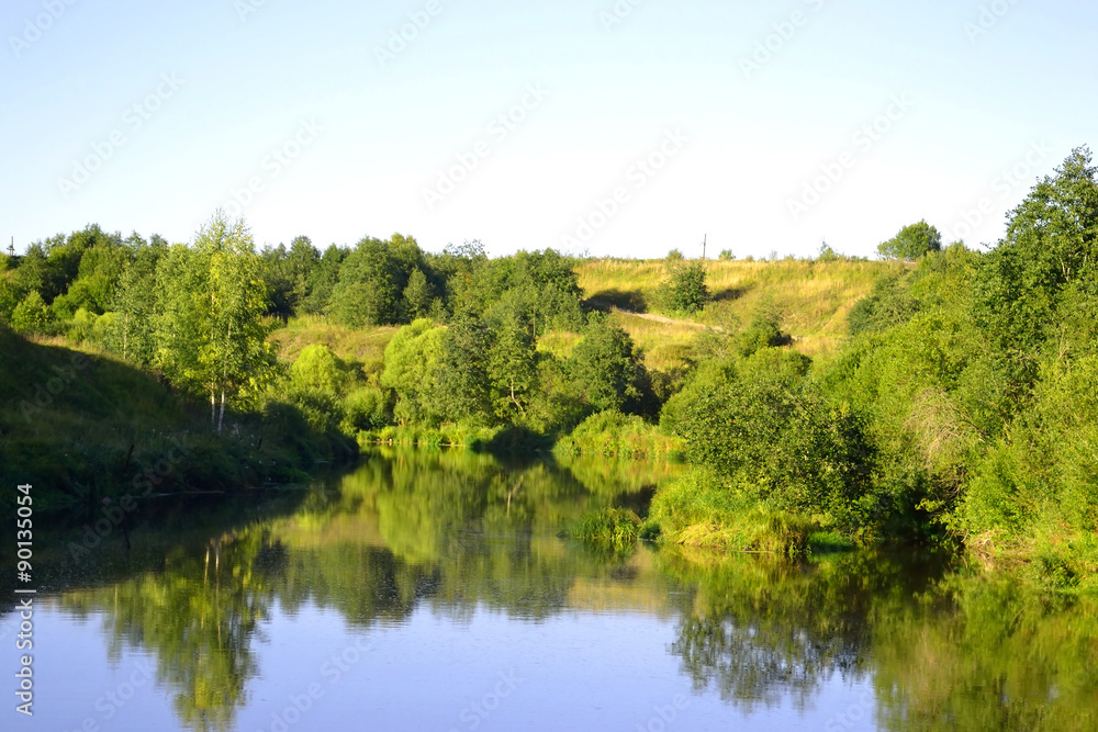 View of the river Tosna.