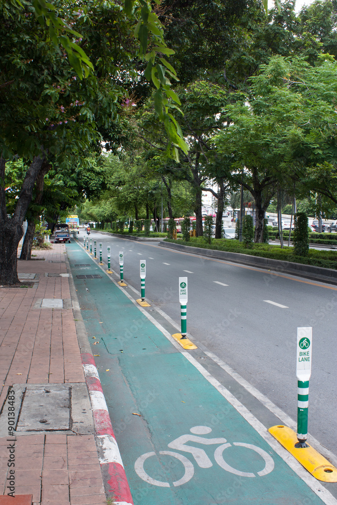 Obraz premium Bike Lane