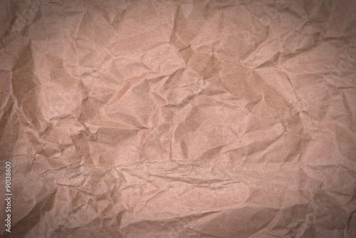 Wallpaper Mural crumpled brown paper background or texture Torontodigital.ca