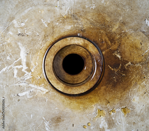 grunge old dirty sink photo