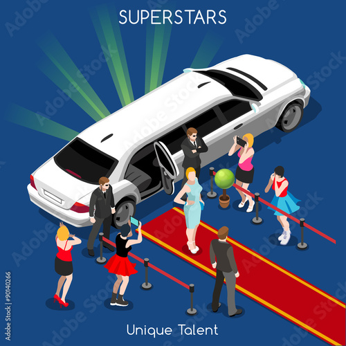 Hollywood 02 People Isometric