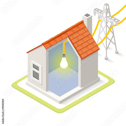 Energy Chain 08 Building Isometric