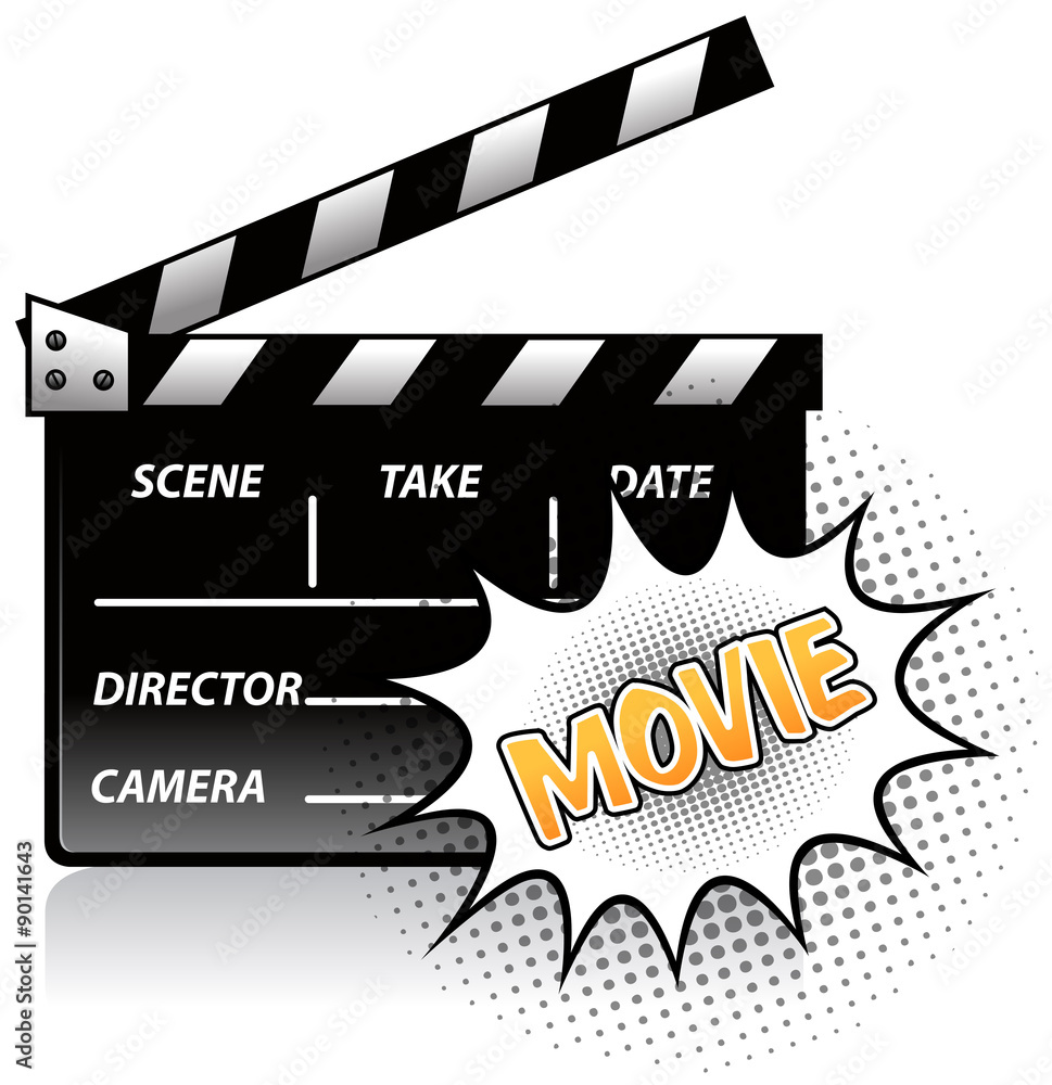 Fototapeta premium movie theater symbol