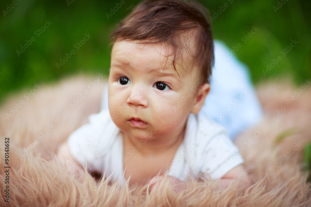 baby boy, close-up, summer baby boy, close-up, summer
