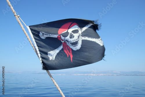 Plakat Flaga piratów