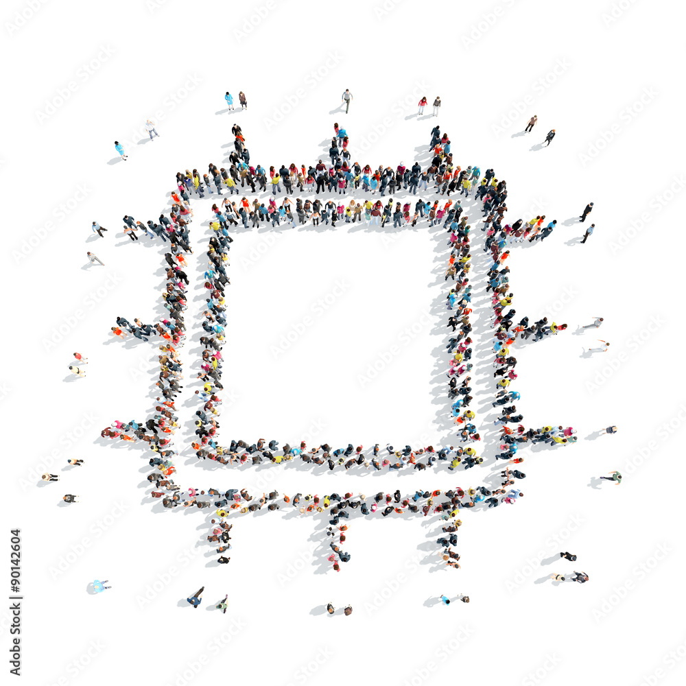 people the shape chip cartoon people the shape chip cartoon