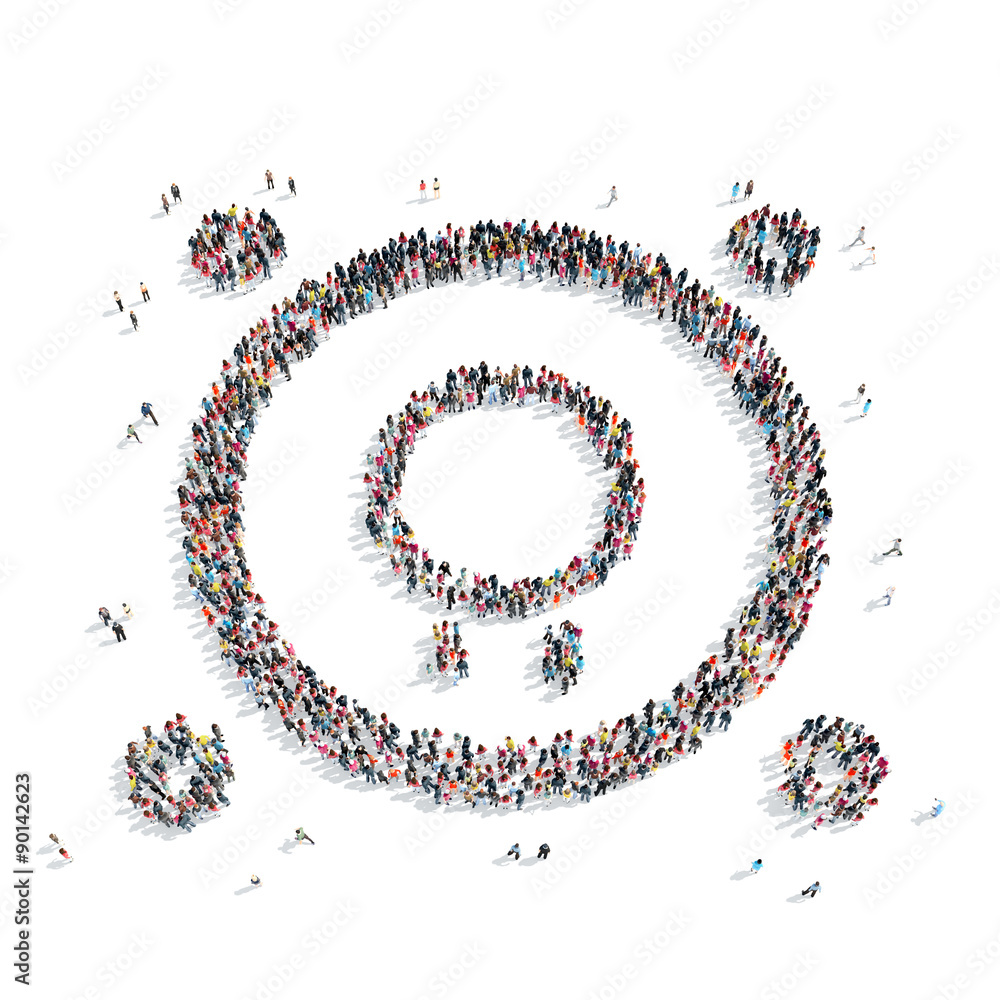 people shape abstract symbol people shape abstract symbol