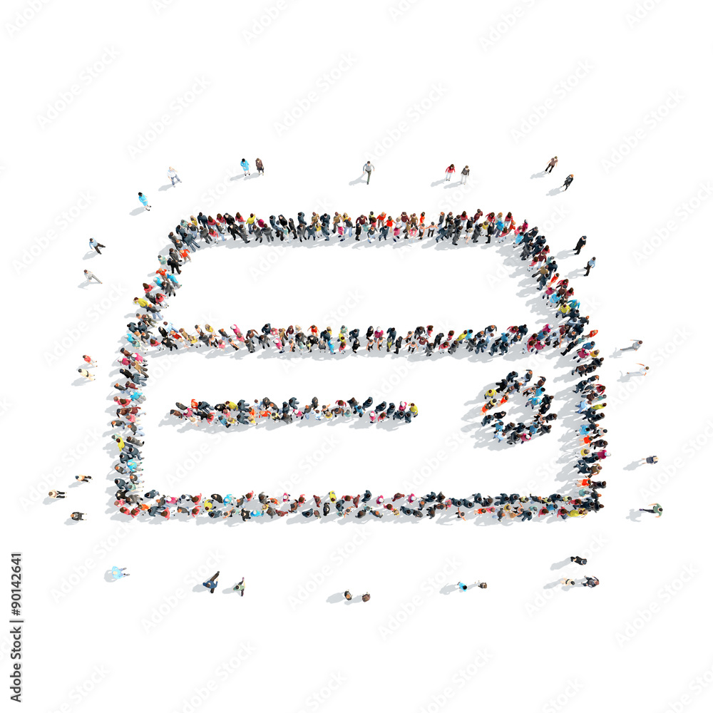 people shape abstract symbol people shape abstract symbol