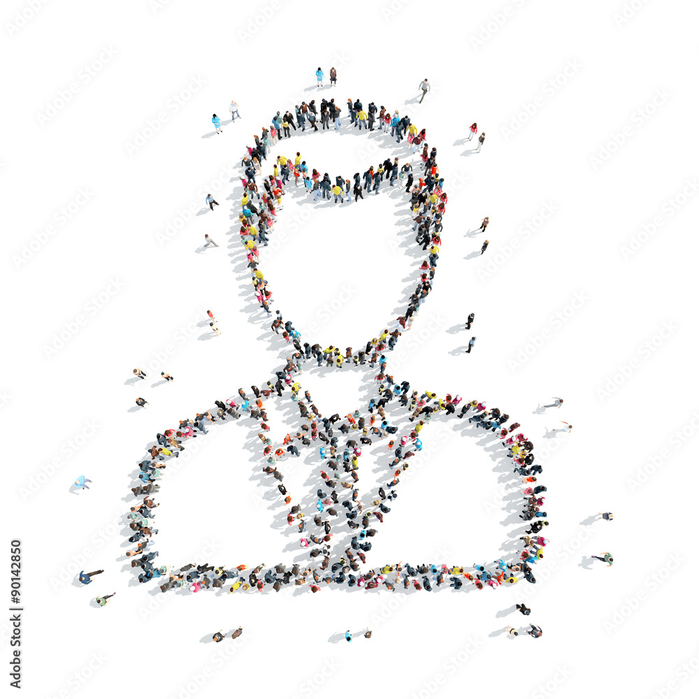 group people shape man isolated group people shape man isolated
