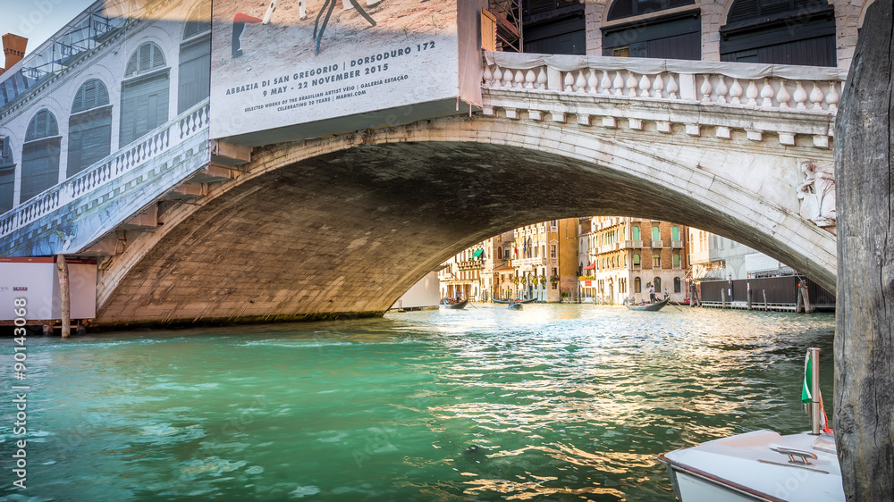 Grand Canal and Rialto bridge, Venice