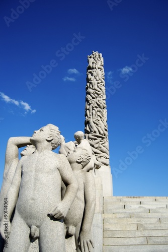 Monolith at Vigeland Park in Oslo