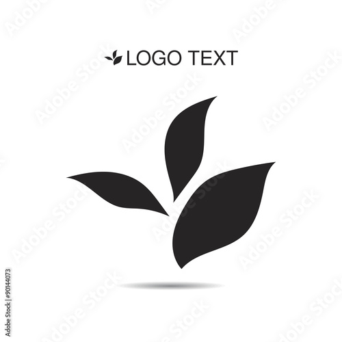 Ecology logo or icon in eps, nature logotype